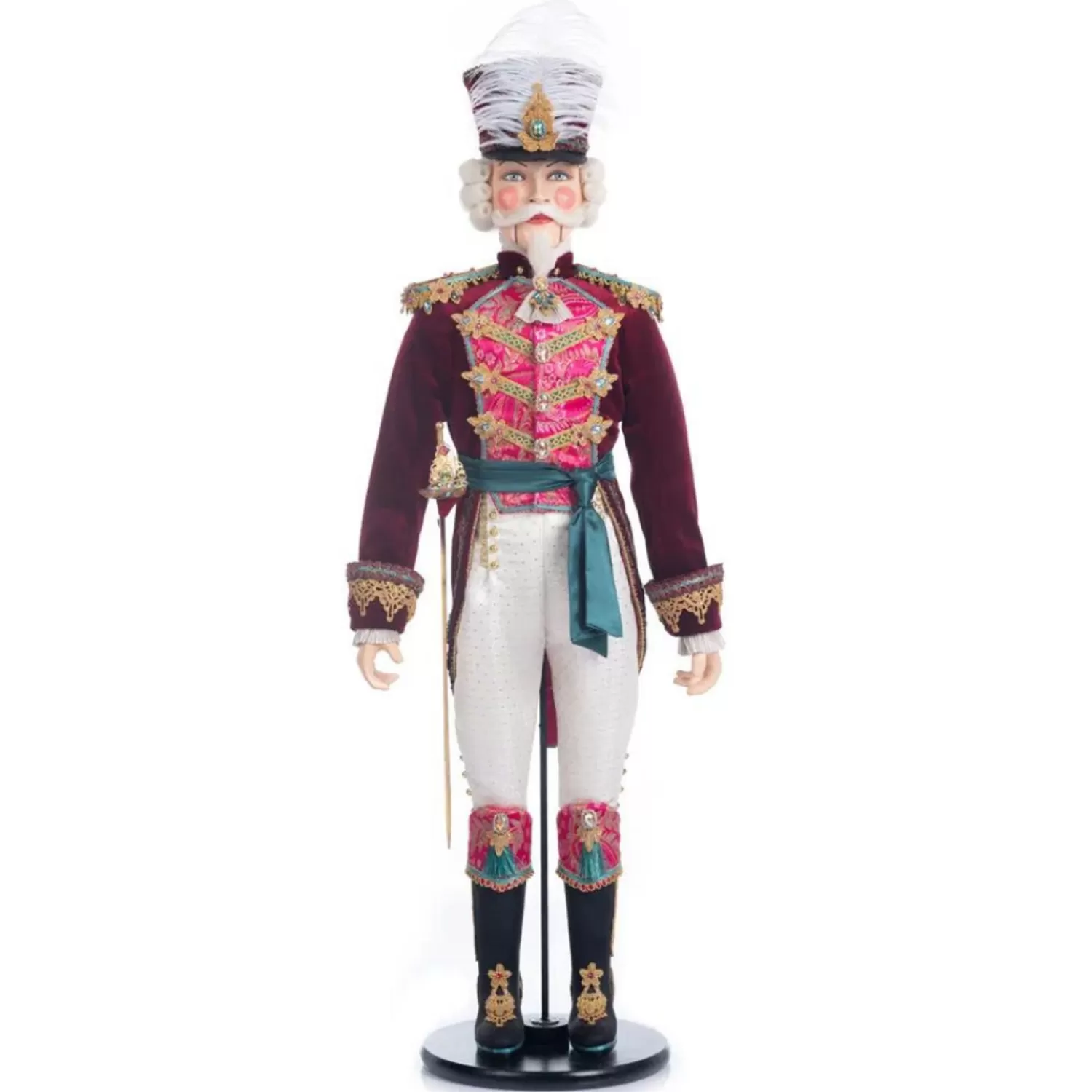The Jolly Christmas Shop Nutcracker Decorations | Katherine's Collection·Nutcracker | Katherine's Collection 32" Sugar Plum Prince Nutcracker Christmas Doll 28-328842