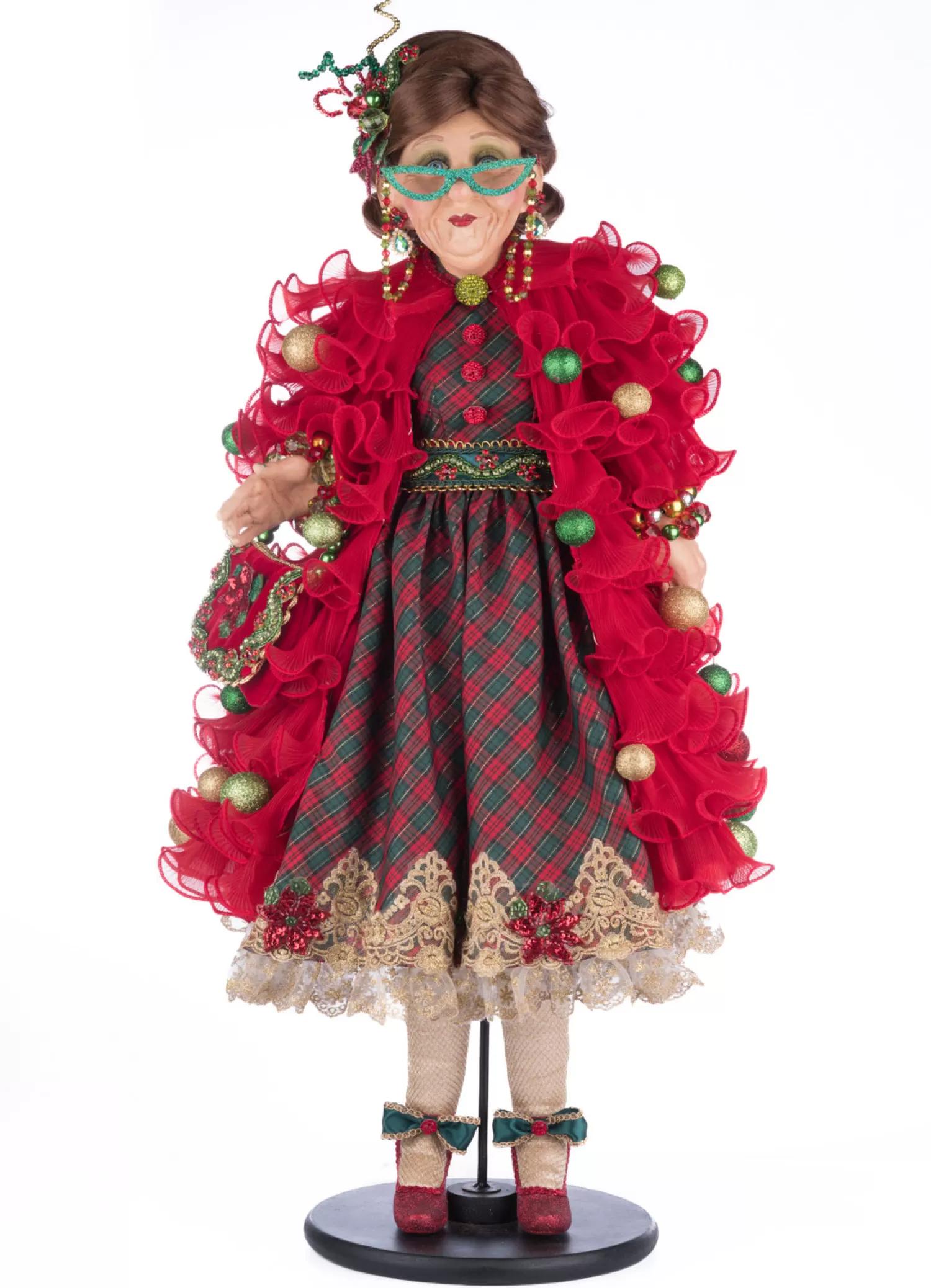 The Jolly Christmas Shop Santa Christmas Decorations | Figures | Katherine's Collection 33" Holiday Magic Mae Doll Christmas Decorations 28-428406