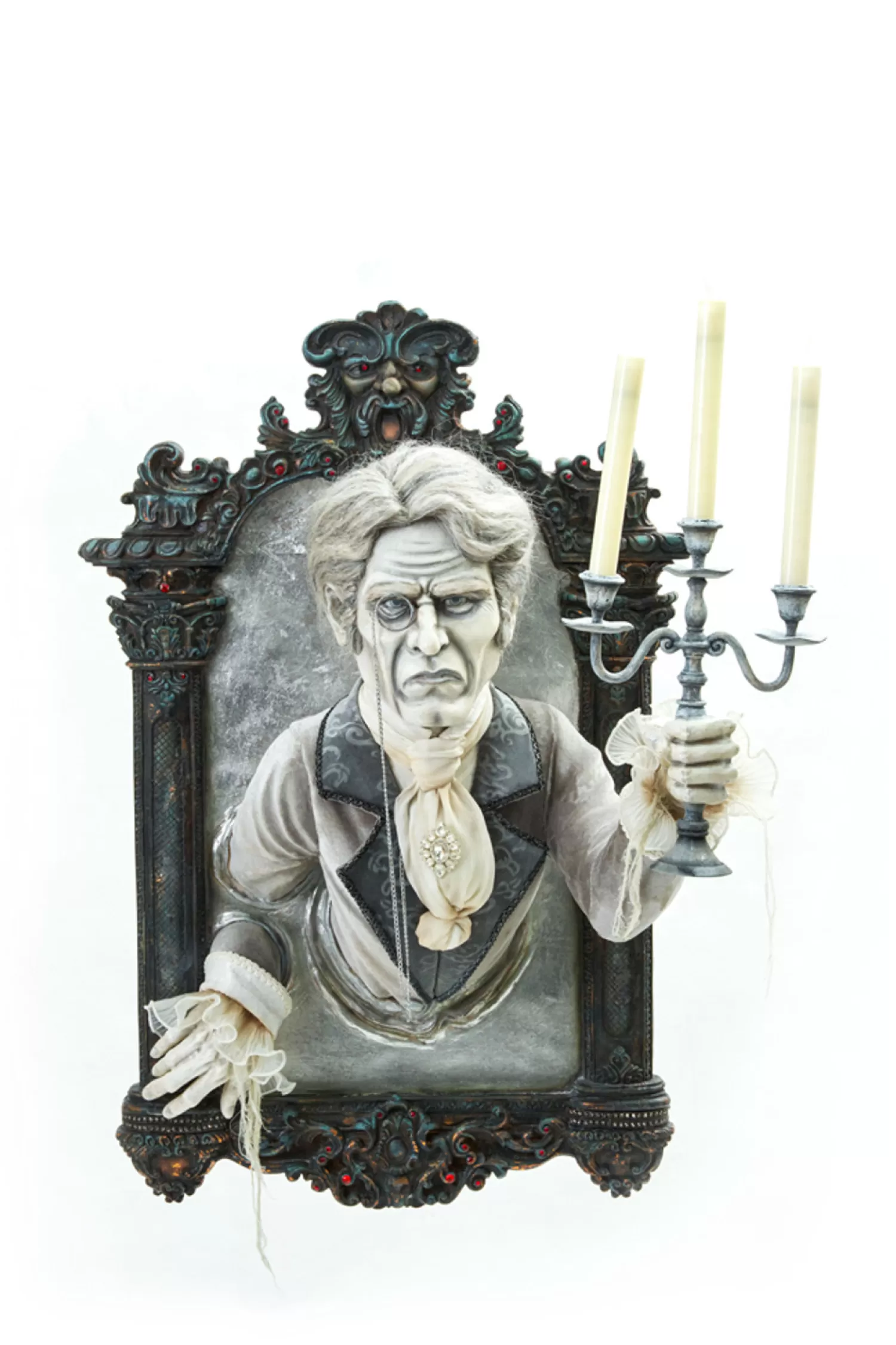 The Jolly Christmas Shop Katherine's Collection Halloween·Gone Batty | Katherine's Collection 34" Gone Batty Atticus Apparition With Candelabra Halloween Wall Decoration 28-228492