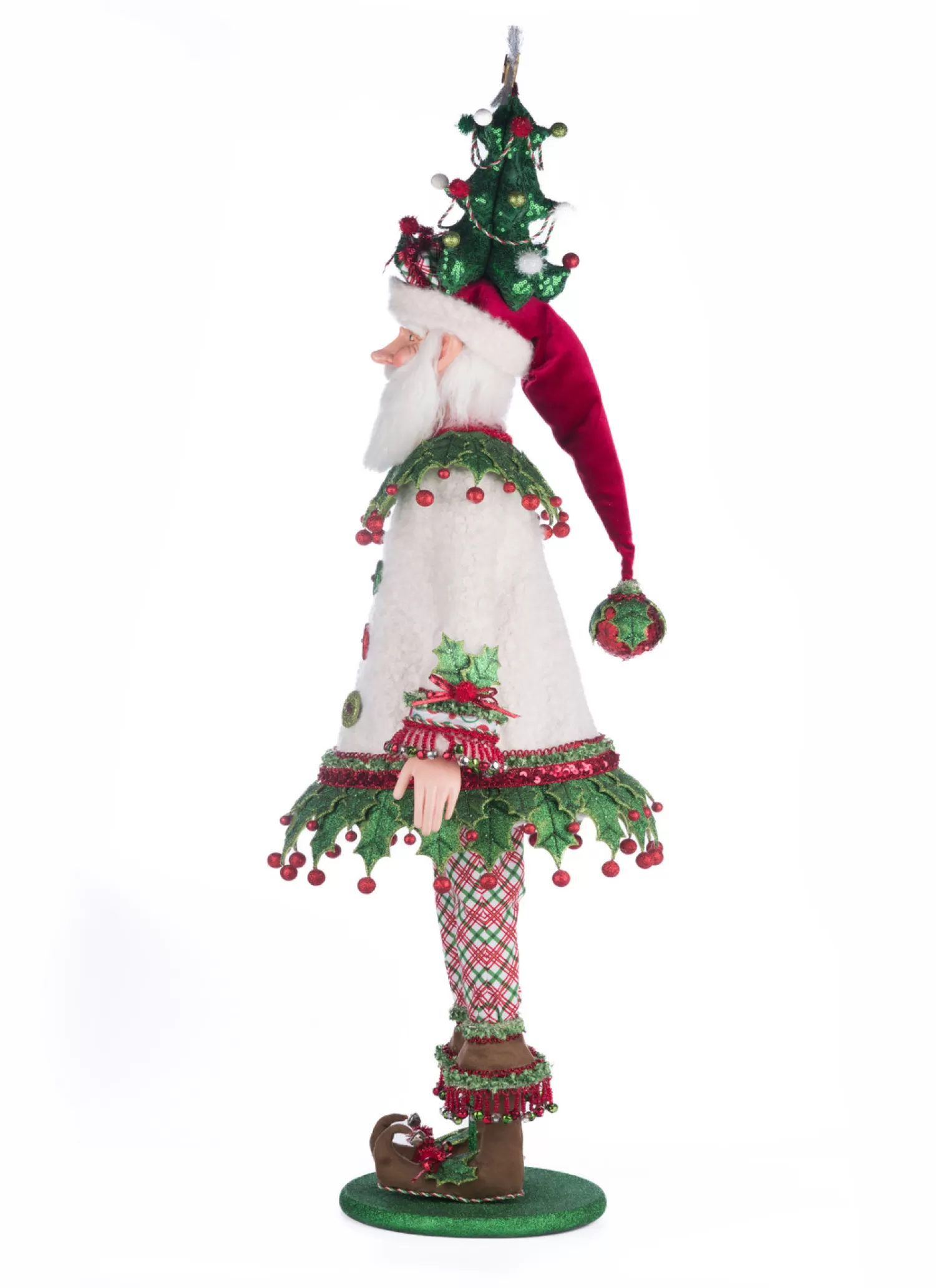 The Jolly Christmas Shop Santa Christmas Decorations | Figures | Katherine's Collection 45.5" Papa Winterberry Santa Doll Christmas Decoration 28-428336