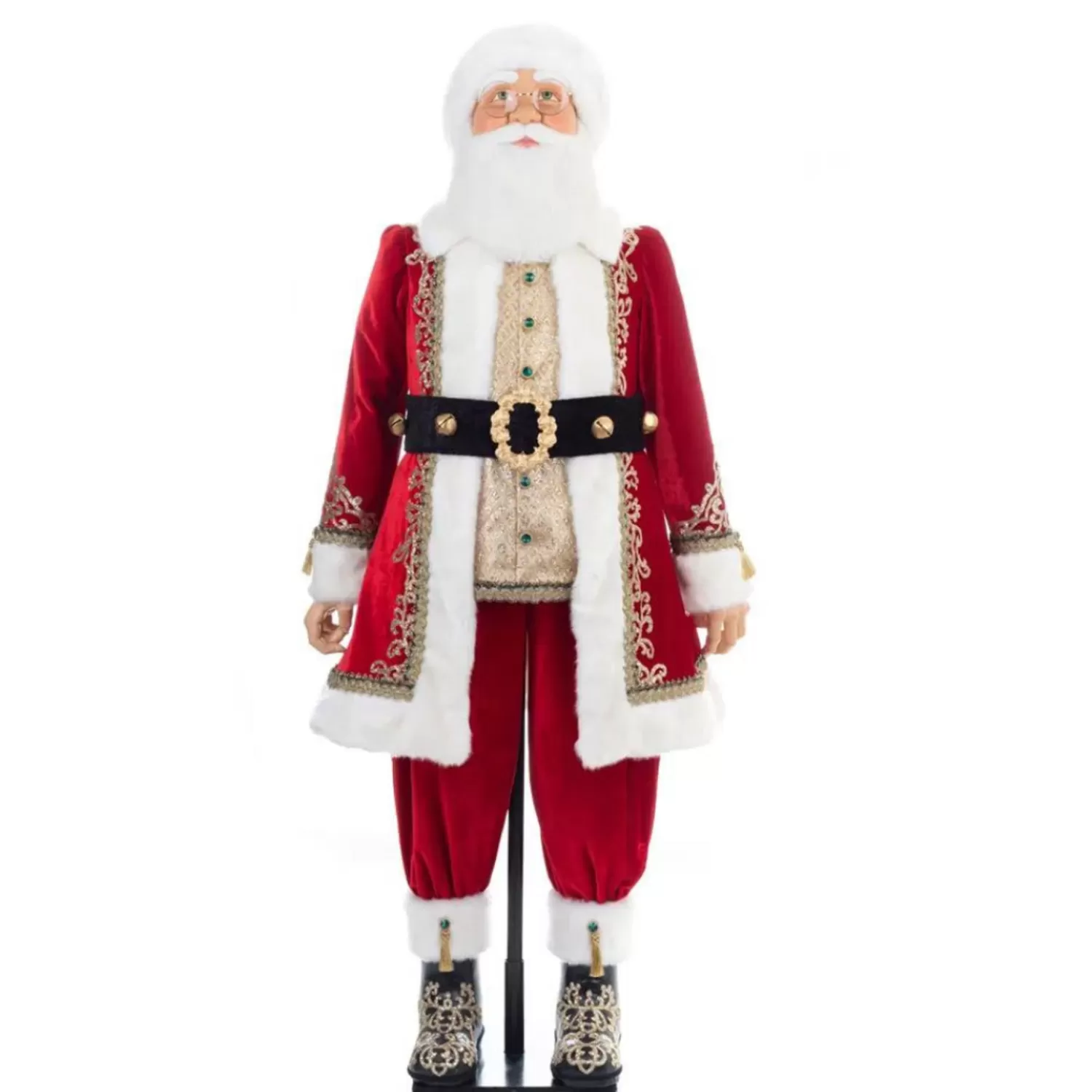 The Jolly Christmas Shop Santa Christmas Decorations | Katherine's Collection·Christmas In The City | Katherine's Collection 64" Life Size Saint Nicholas North Doll 28-328882