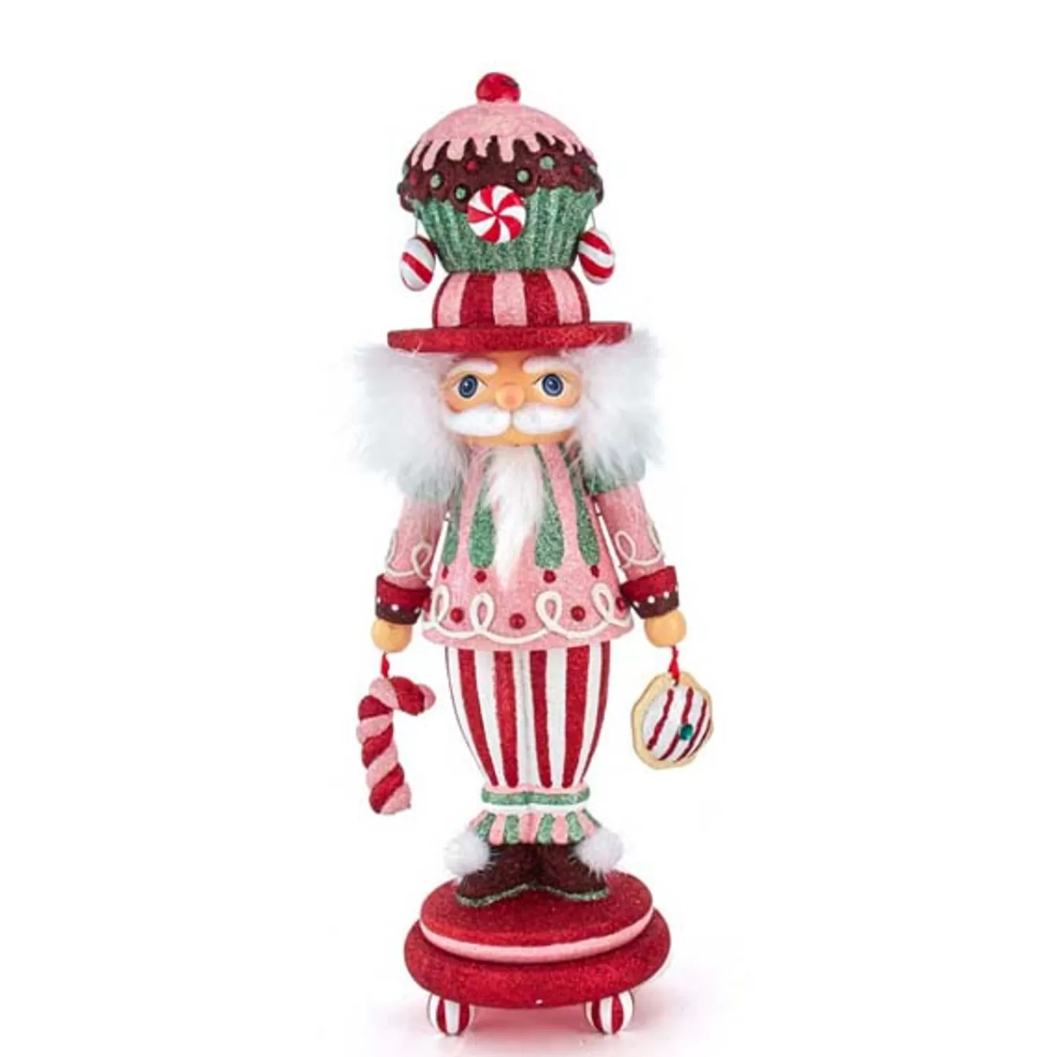 The Jolly Christmas Shop The Candy Shop | Nutcracker Decorations | Kurt Adler 16.5" Hollywood Nutcrackers Candy Pattern Nutcrackers HA0515