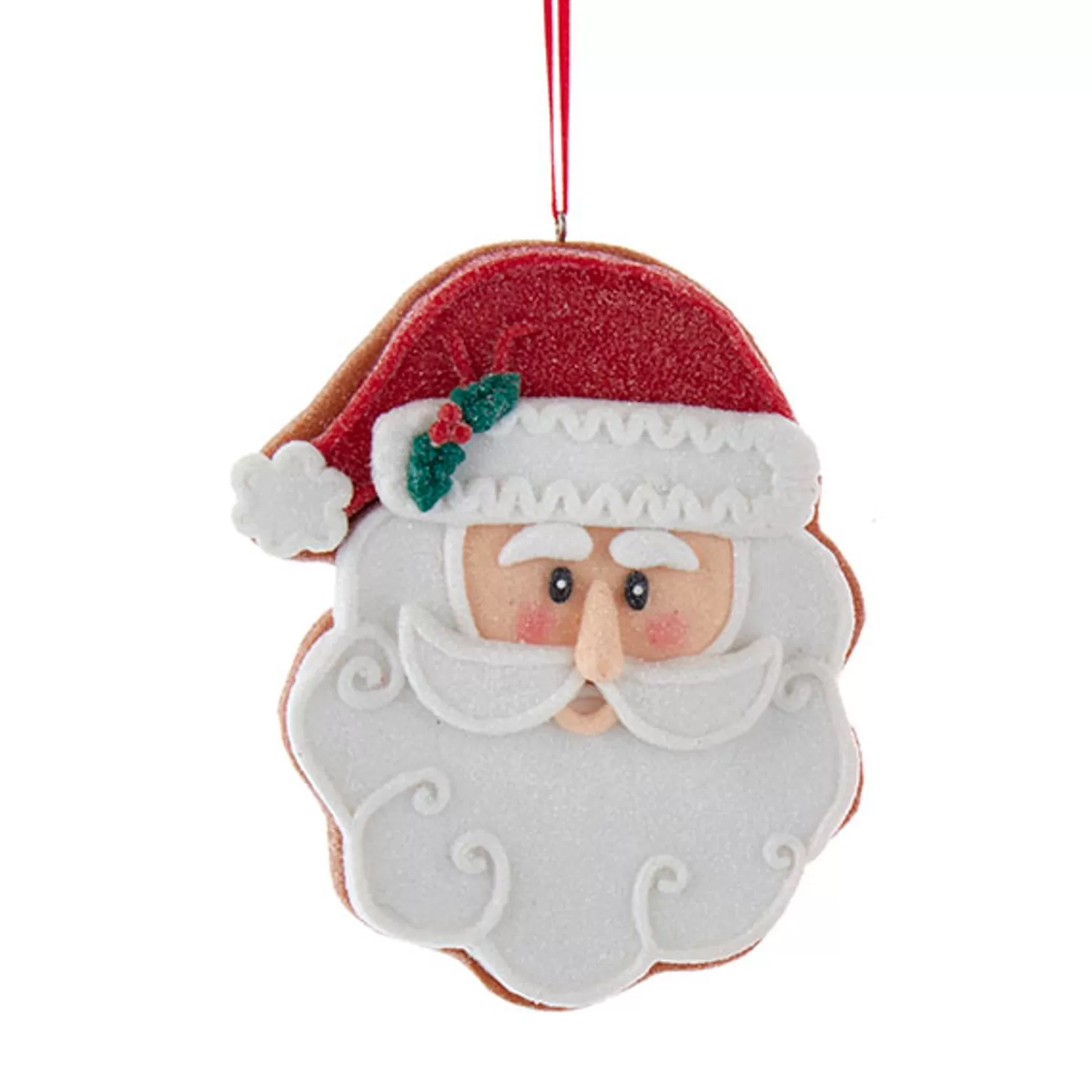 The Jolly Christmas Shop Gingerbread | Food | Kurt Adler 4.85" Set Of 4 Claydough Cookie Christmas Ornament D4156