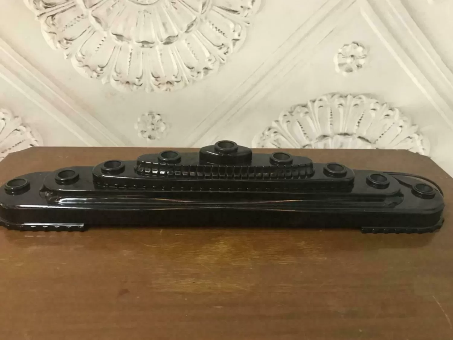 The Jolly Christmas Shop Shiny Brite Halloween | Vintage Halloween Decorations | NEW Shiny Brite Christopher Radko Replacement Black Base Halloween Candolier