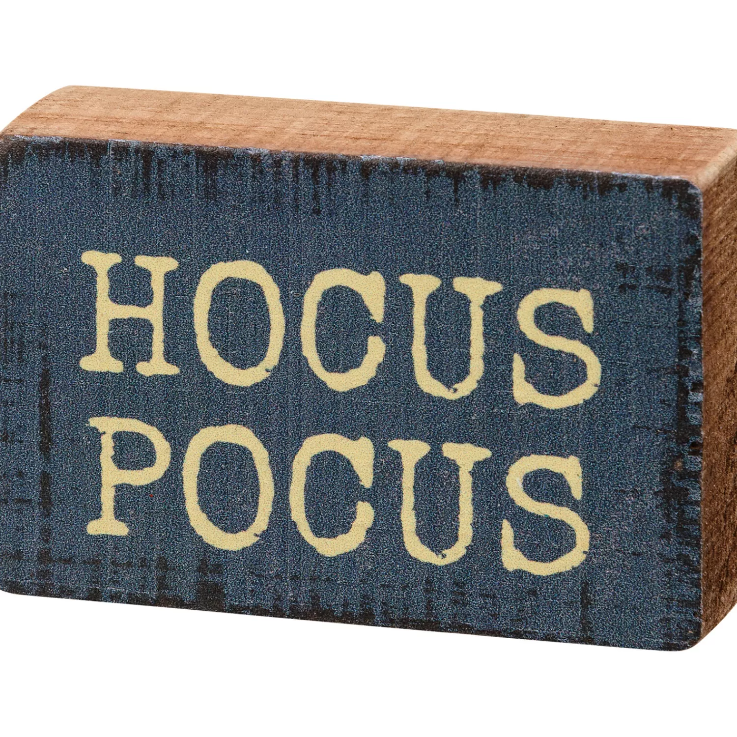 The Jolly Christmas Shop Halloween Signs | Primitives By Kathy 3" Hocus Pocus Halloween Block Sign 113696