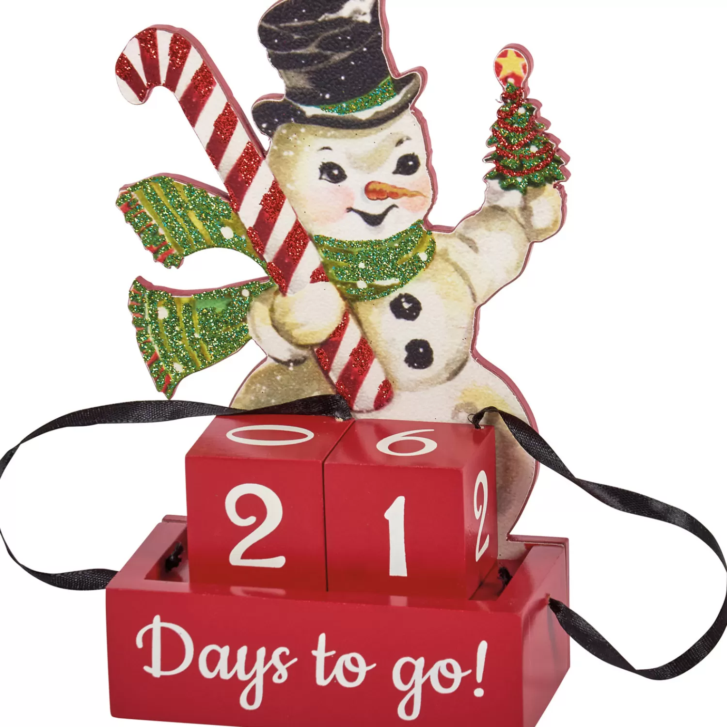 The Jolly Christmas Shop Vintage Farm House | Tinsel Town | Primitives By Kathy Snowman Days To Go Christmas Countdown 115323