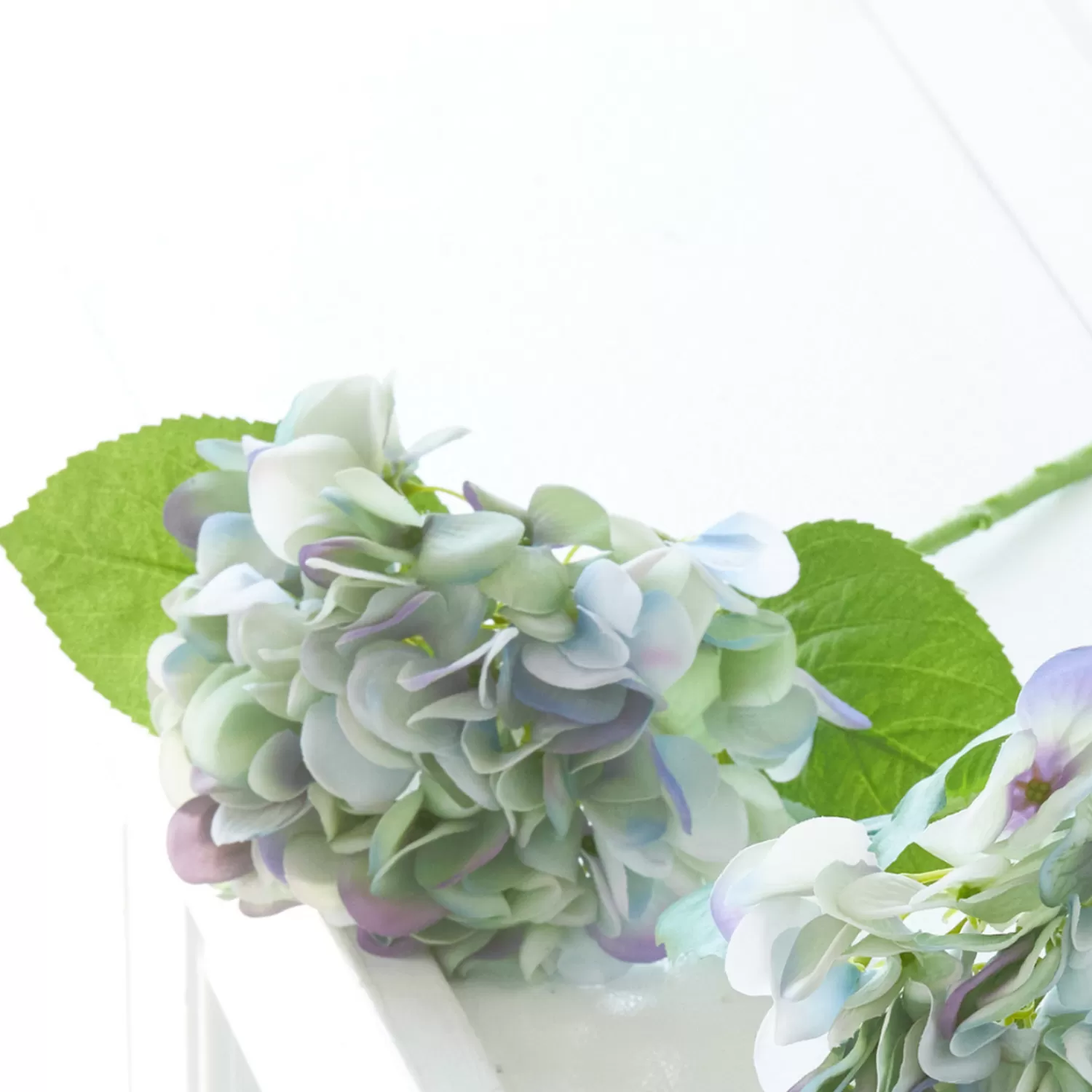The Jolly Christmas Shop Picks And Sprays | Real Feel Greenery And Flowers | Raz 13" Real Feel Green And Purple Hydrangea Stem F4441780