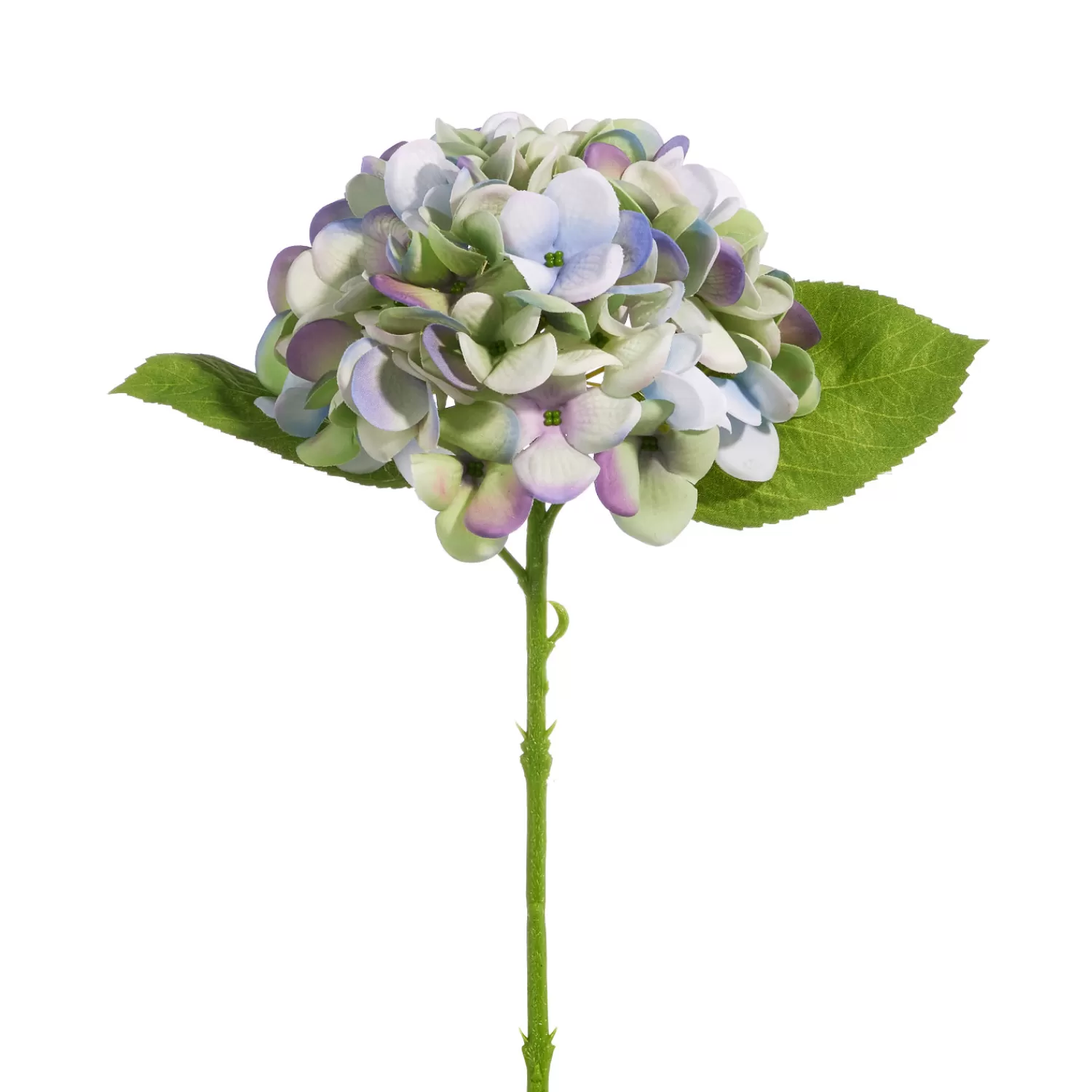 The Jolly Christmas Shop Picks And Sprays | Real Feel Greenery And Flowers | Raz 13" Real Feel Green And Purple Hydrangea Stem F4441780