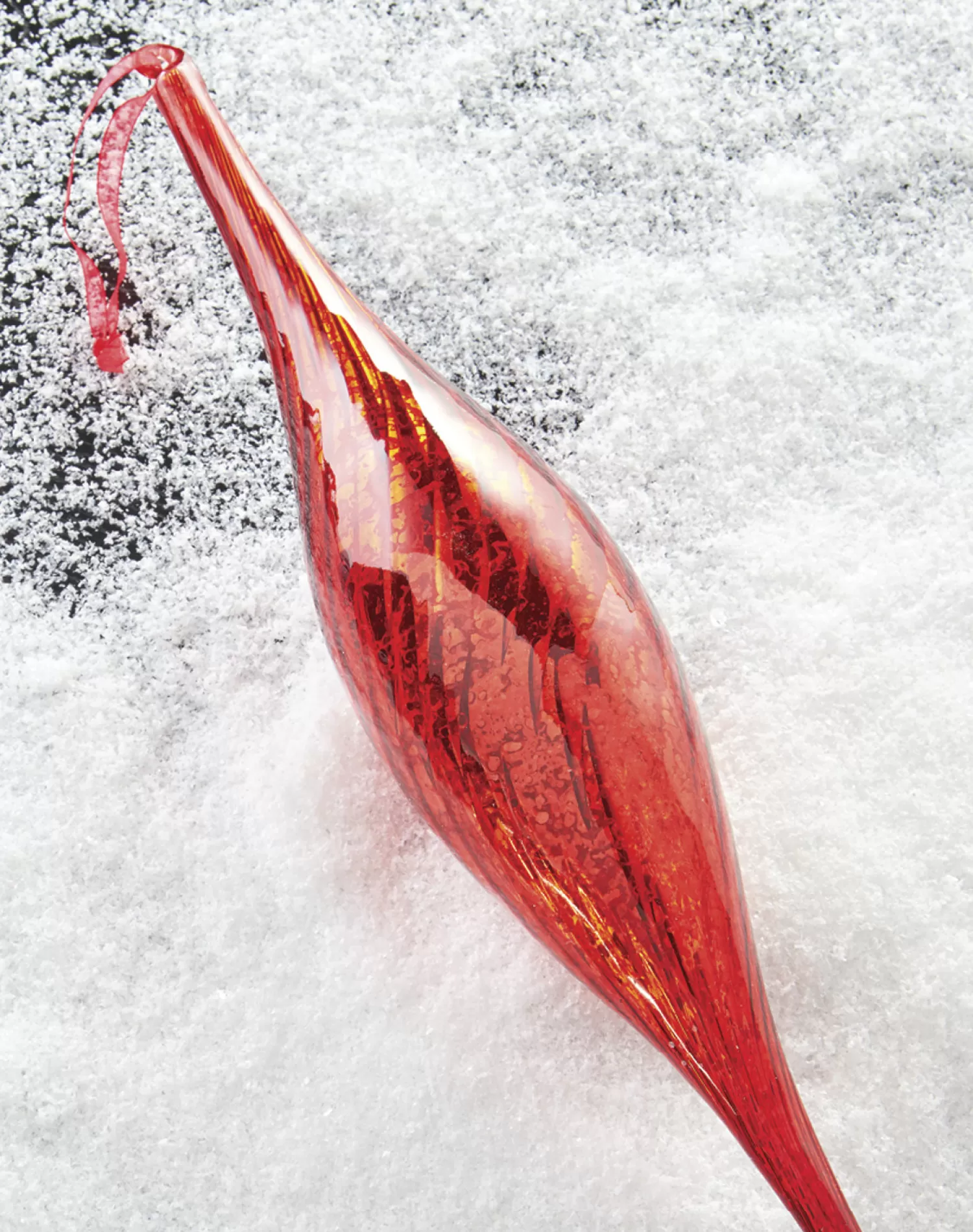 The Jolly Christmas Shop Miscellaneous | Glass Ornaments | Raz 15" Large Red Mercury Glass Drop Christmas Ornament 4124578