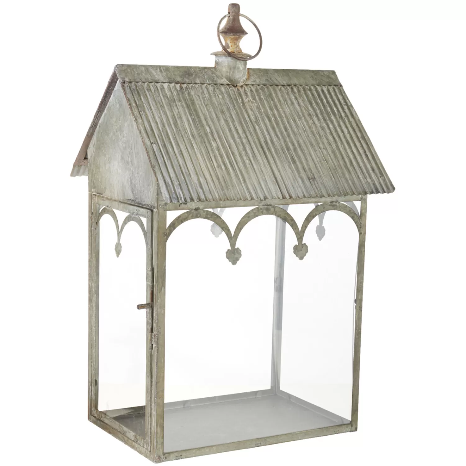 The Jolly Christmas Shop Figurines | All Is Calm | Raz 24" Antiqued Lantern With Steeple Christmas Decoration 4117028
