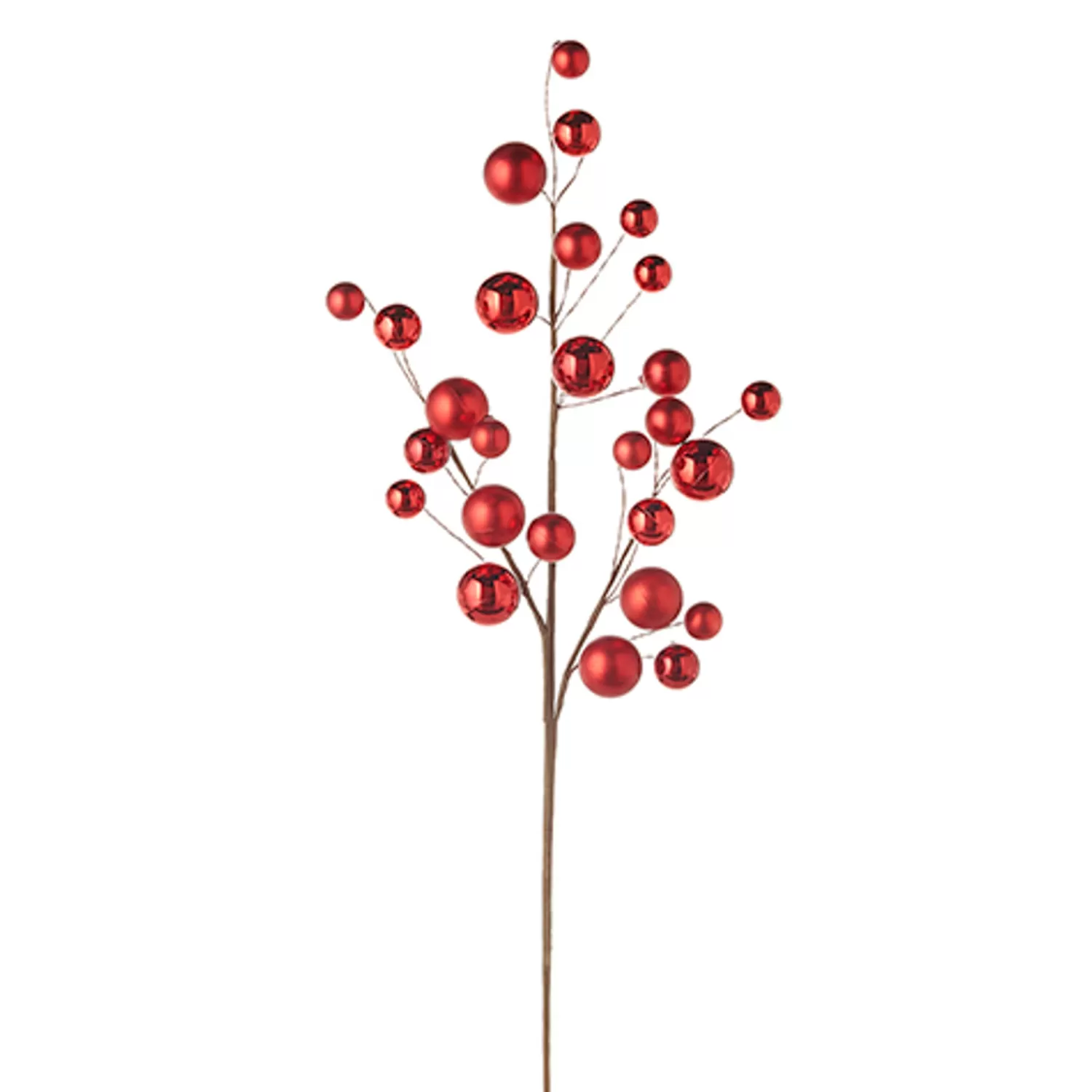 The Jolly Christmas Shop Jingle And Cocoa | Holiday Cheers | Raz 31" Red Ball Christmas Tree Spray F4202324