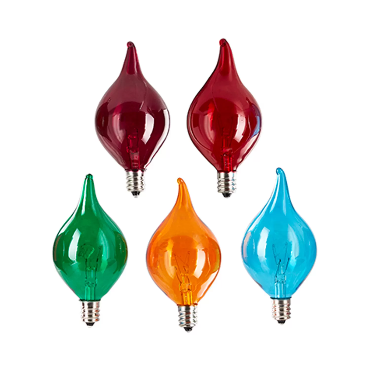 The Jolly Christmas Shop Vintage Farm House | Replacement Bulbs | Raz 3.5" Multicolor Replacement Kismet Christmas Bulbs 4237035