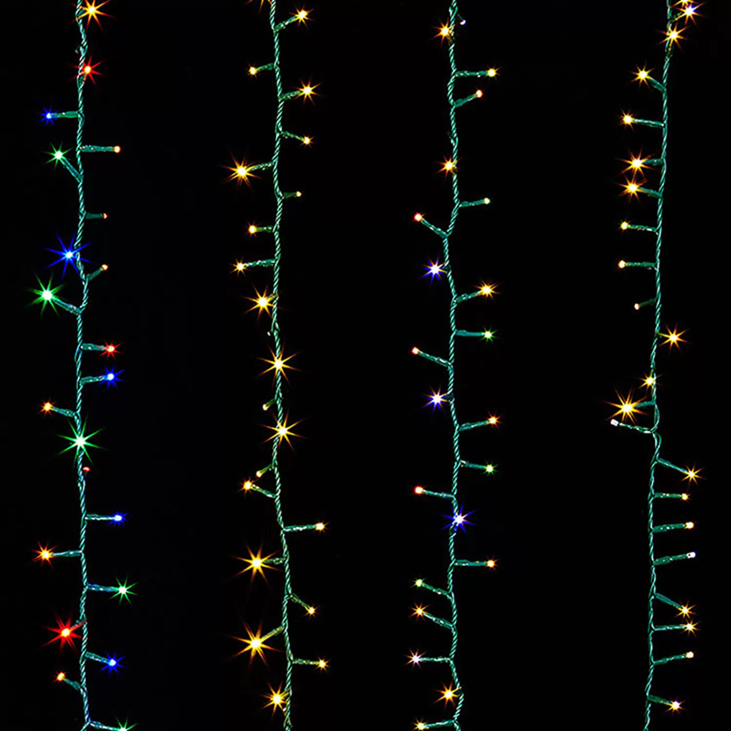 The Jolly Christmas Shop Led Lights | Compact Lights | Raz 36.5' Warm White And Multicolor Snake Garland Compact Lights G3837078