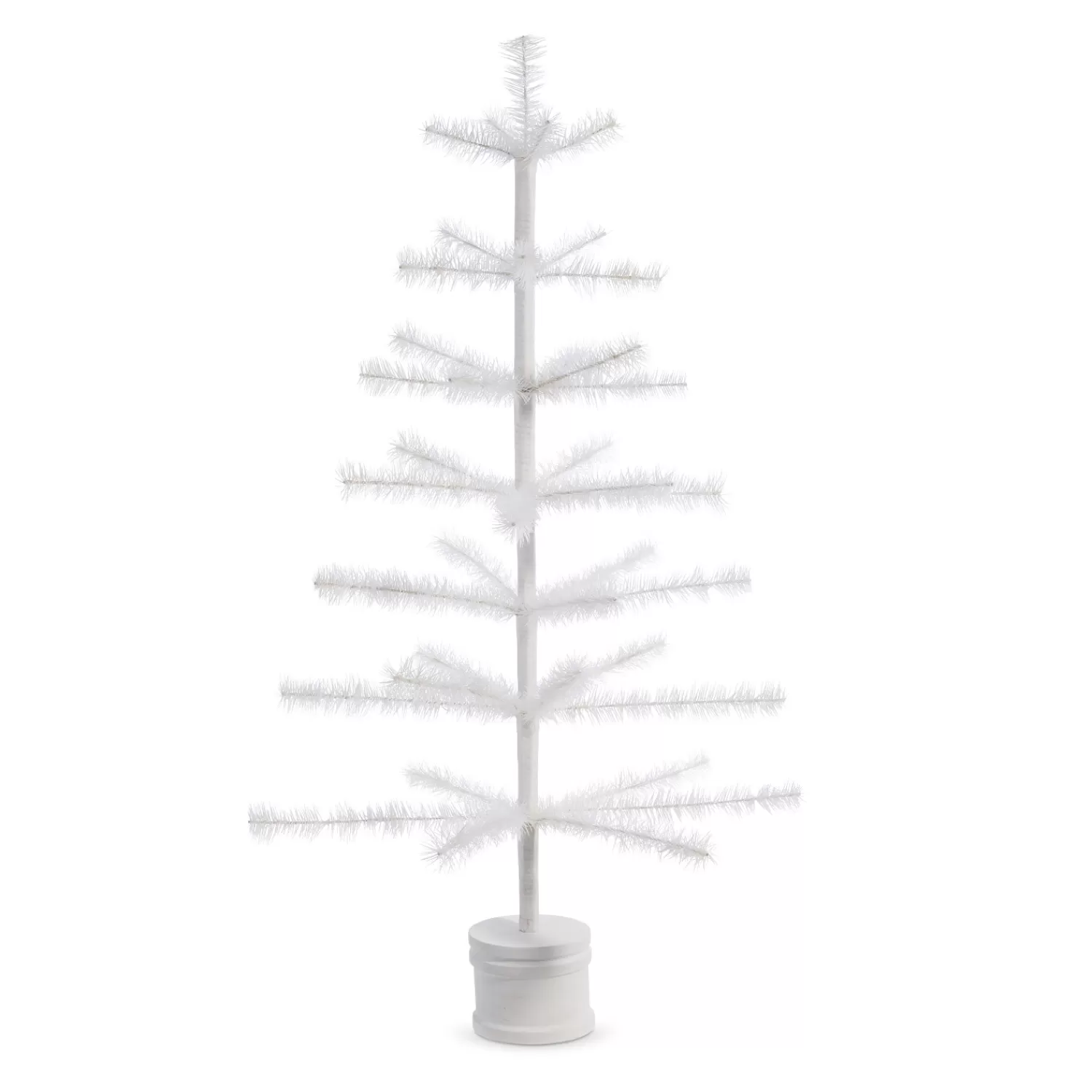 The Jolly Christmas Shop Trees, Wreaths & Garlands | A Blushing Holiday | Raz 36" White Feather Christmas Or Easter Tree 4416056