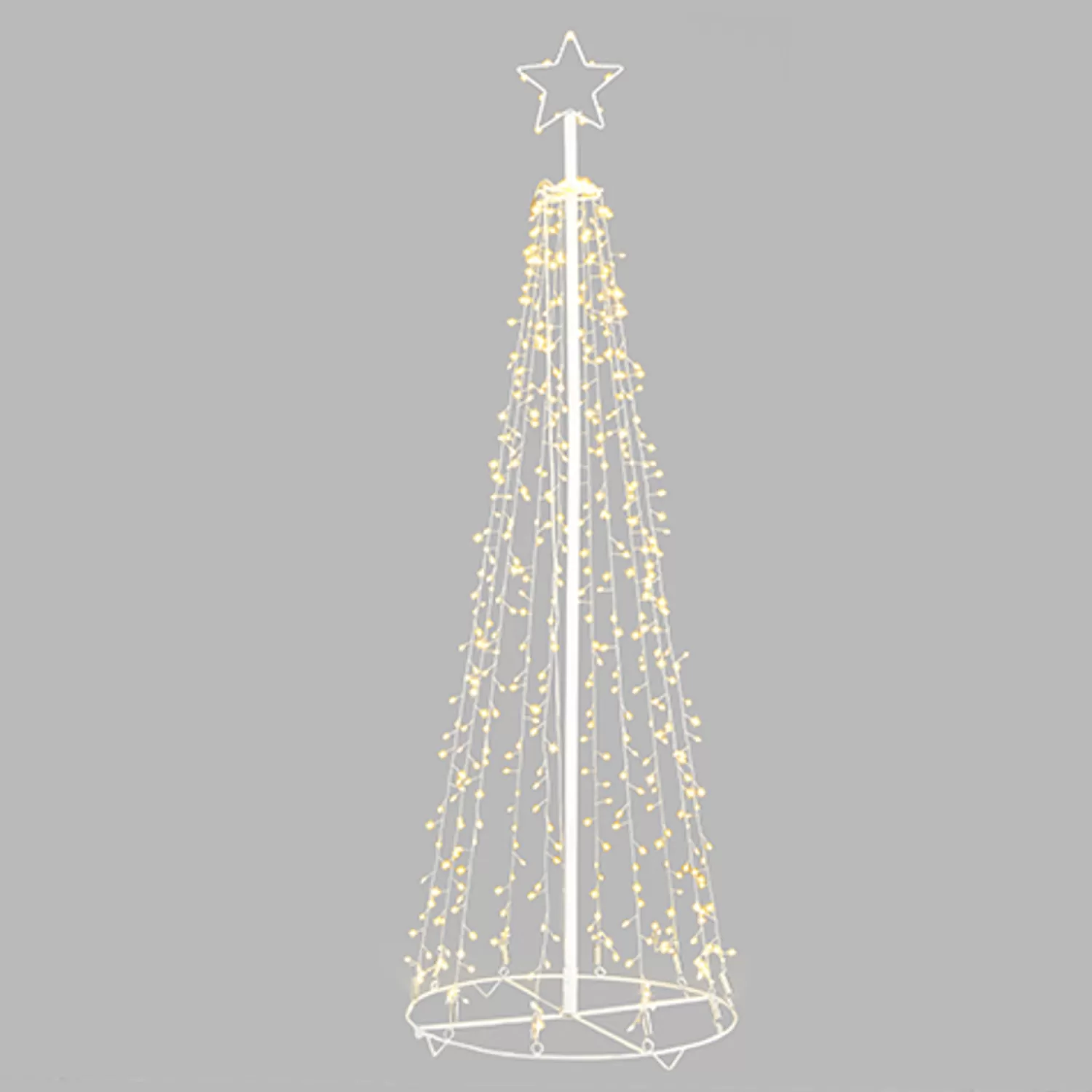 The Jolly Christmas Shop Snowflake Soiree | Snow Christmas Decorations | Raz 4.5' Or 6' Lighted Tree Outdoor Christmas Decoration