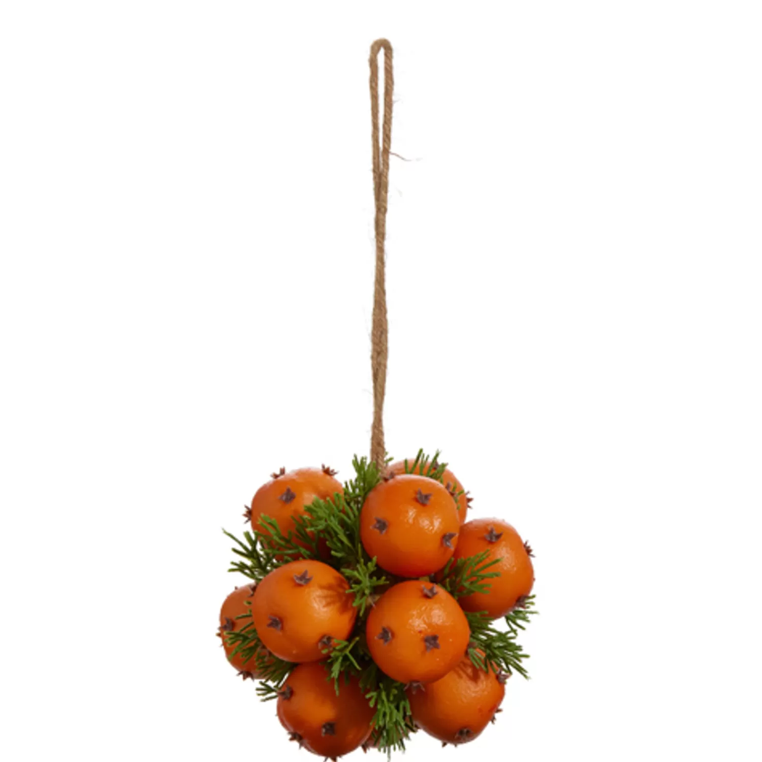 The Jolly Christmas Shop Gingerbread Lane | Miscellaneous | Raz 5" Or 6" Orange Pomander Christmas Ornament