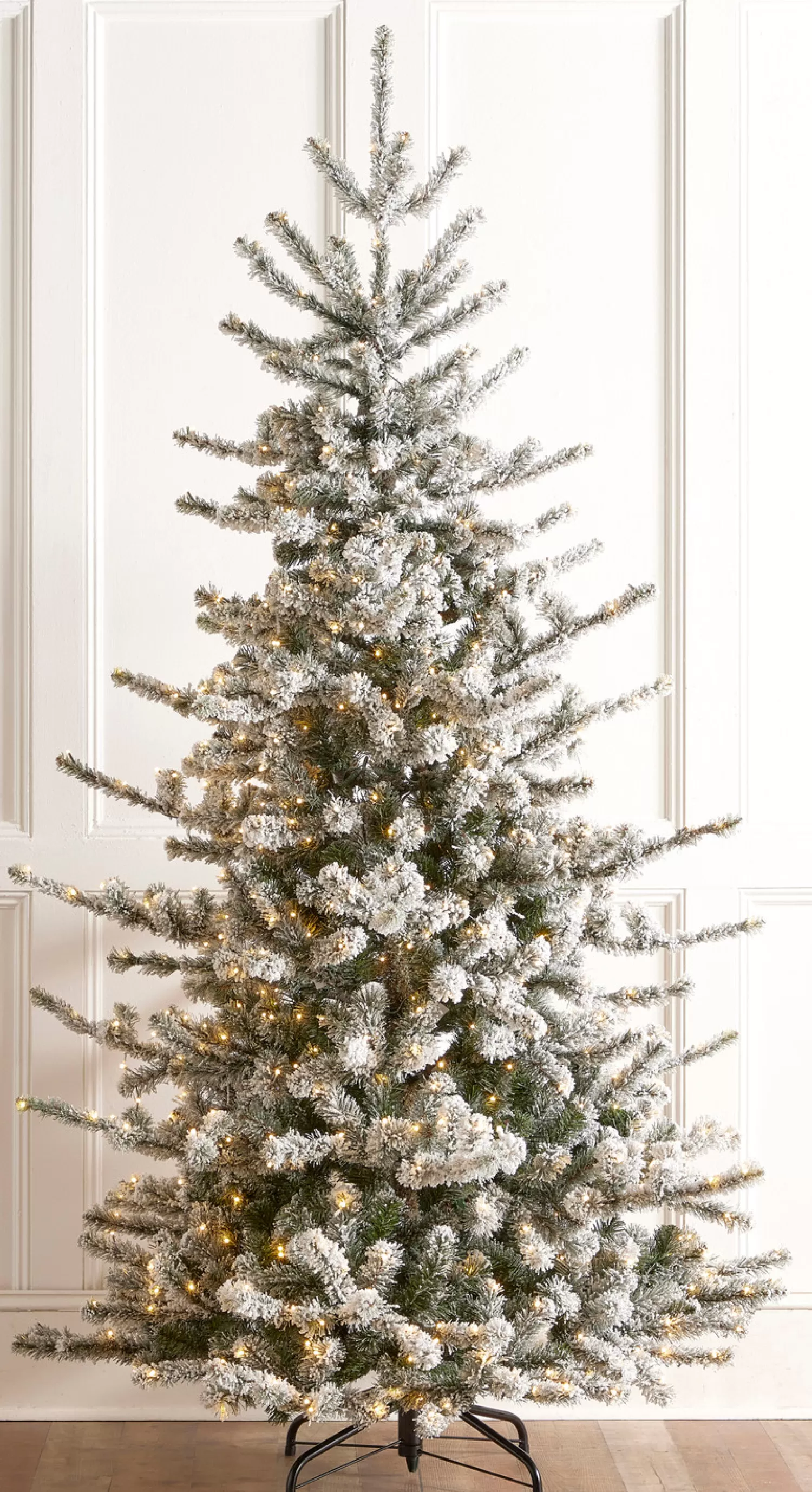 The Jolly Christmas Shop Snowflake Soiree | Gingerbread Lane | Raz 7.5', 9', Or 12' O Tannenbaum Snowy Rocky Mountain Spruce Christmas Tree With LED Lights