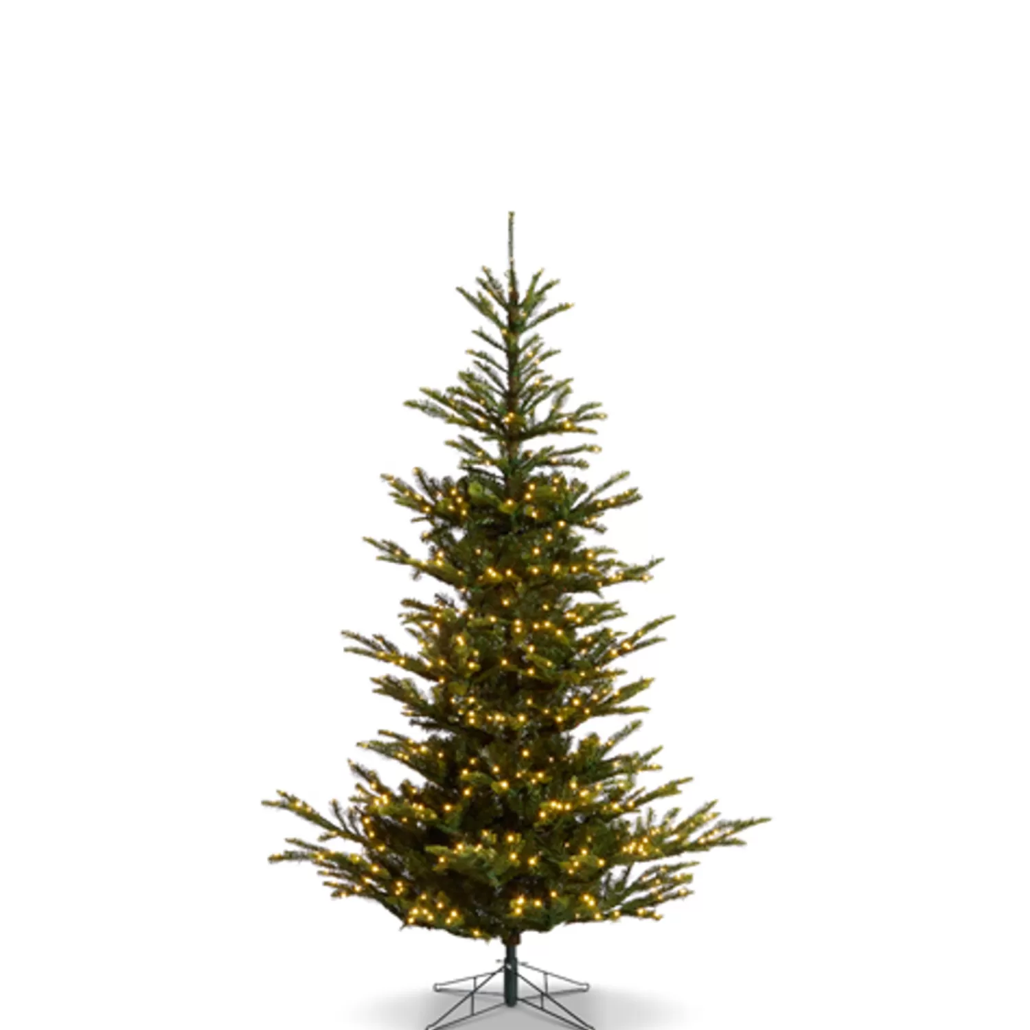 The Jolly Christmas Shop Eric Cortina | Gingerbread Lane | Raz 7.5' Or 9' O Tannenbaum Norwegian Spruce Real Feel Christmas Tree With Brilliant LED Lights