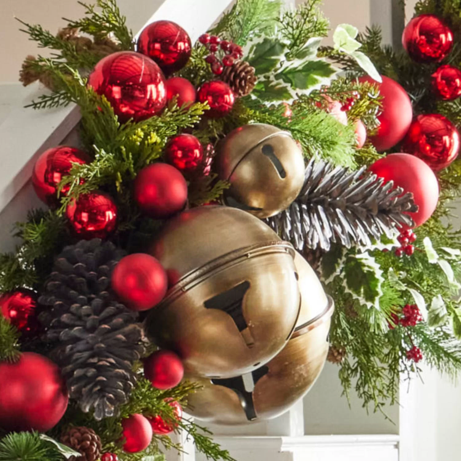 The Jolly Christmas Shop Sleigh Bells | Bells | Raz 7.75", 10.5", Or 13.75" Antiqued Gold Jingle Bell Metal Christmas Ornament