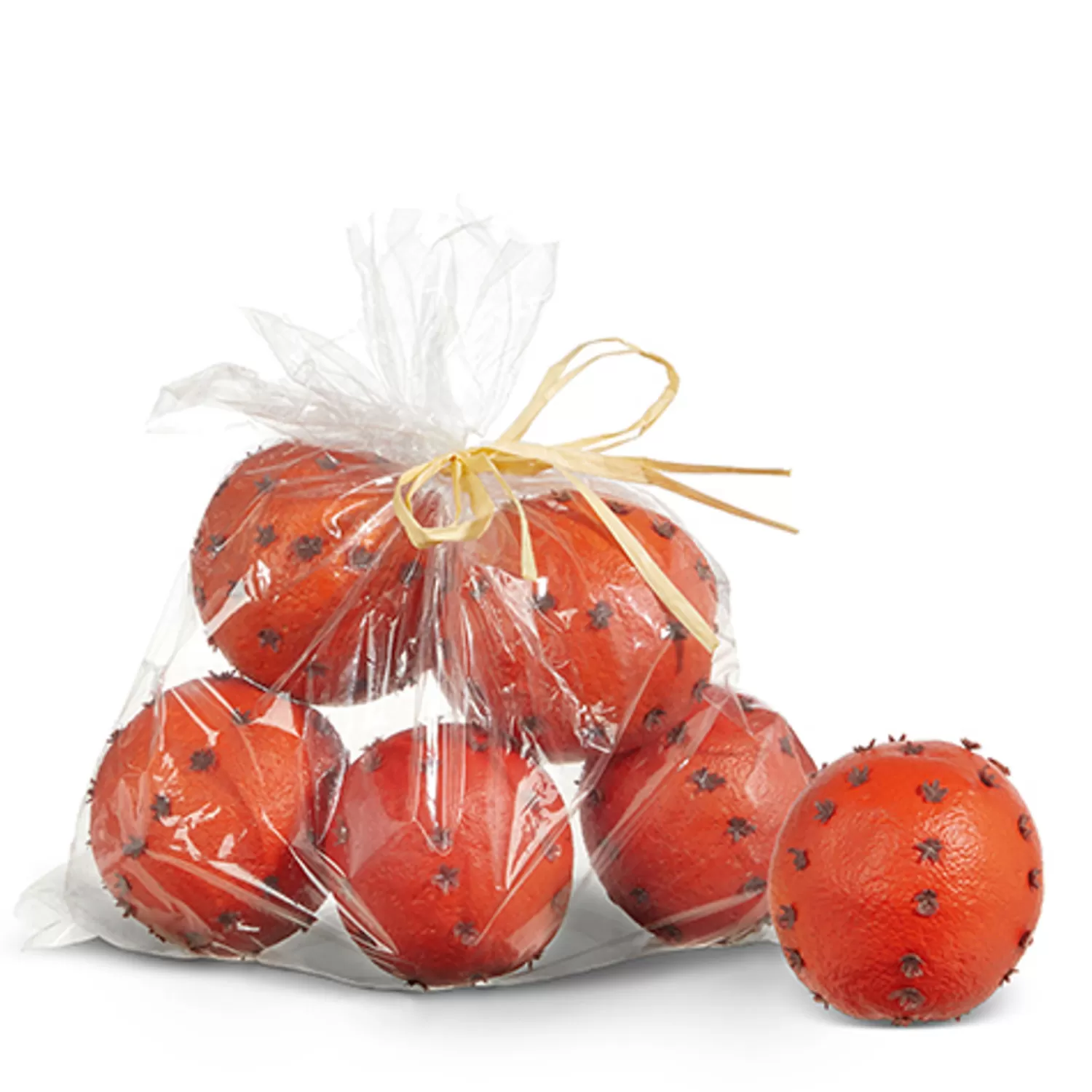 The Jolly Christmas Shop Fall Home Decor | O Tannebaun | Raz Bag Of Pomanders Oranges With Cloves Christmas Decoration 4002263