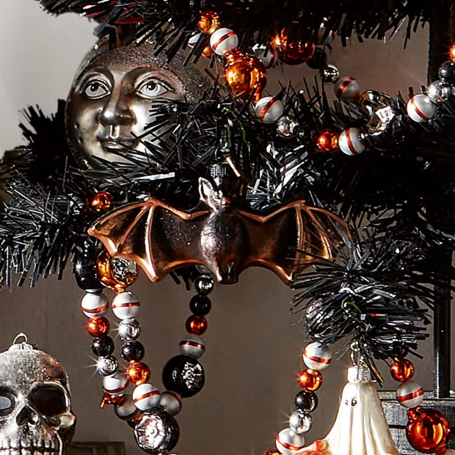 The Jolly Christmas Shop Eric Cortina | Halloween Ornaments | Raz Eric Cortina 5.5" Batty Boy Glass Halloween Ornament 4453111