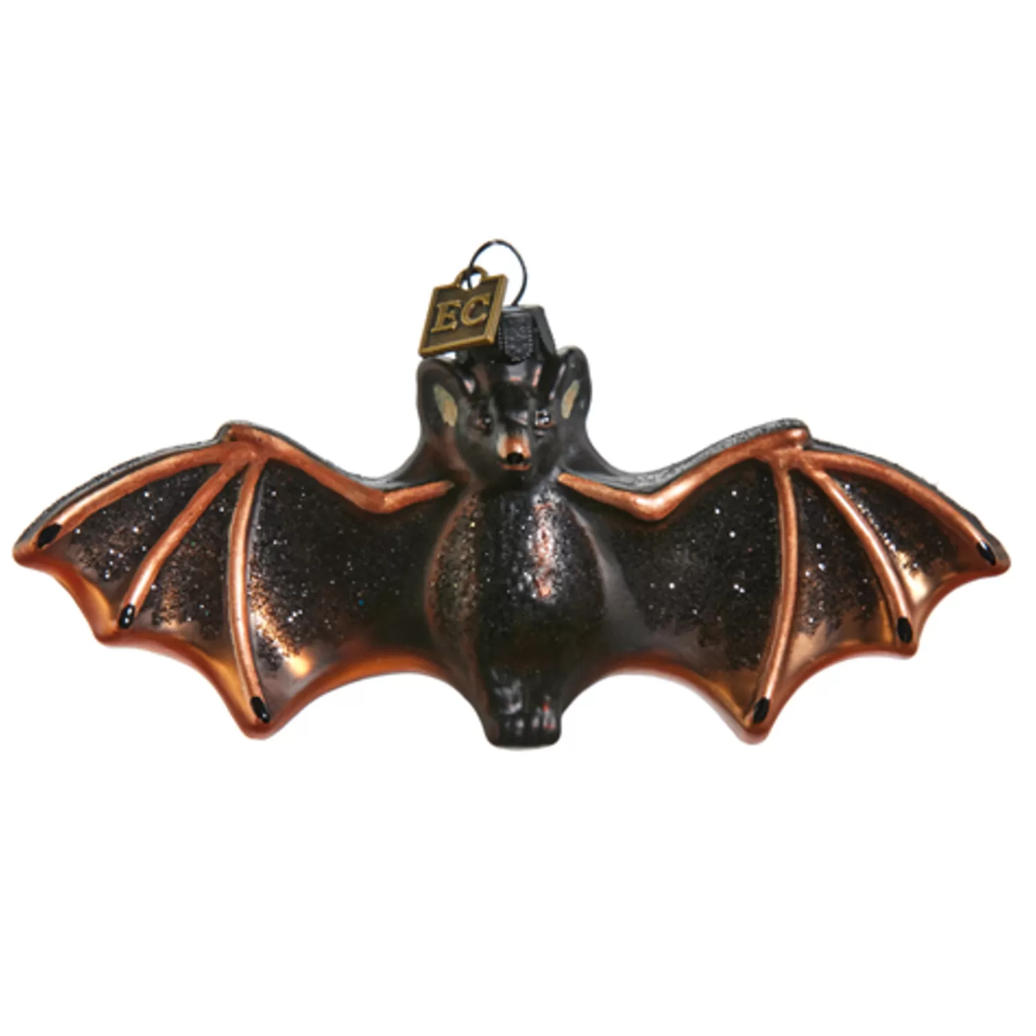 The Jolly Christmas Shop Eric Cortina | Halloween Ornaments | Raz Eric Cortina 5.5" Batty Boy Glass Halloween Ornament 4453111
