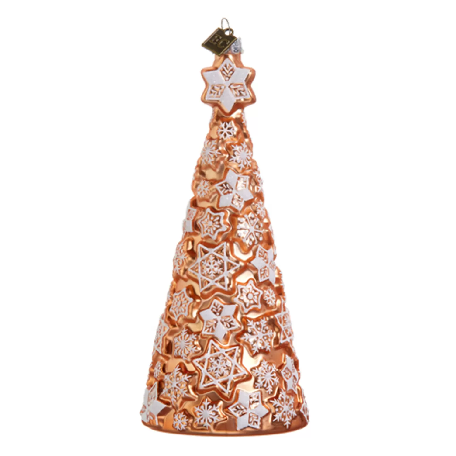 The Jolly Christmas Shop Gingerbread | Eric Cortina | Raz Eric Cortina 7.25 Gingerbread Tree Glass Christmas Ornament 4453129