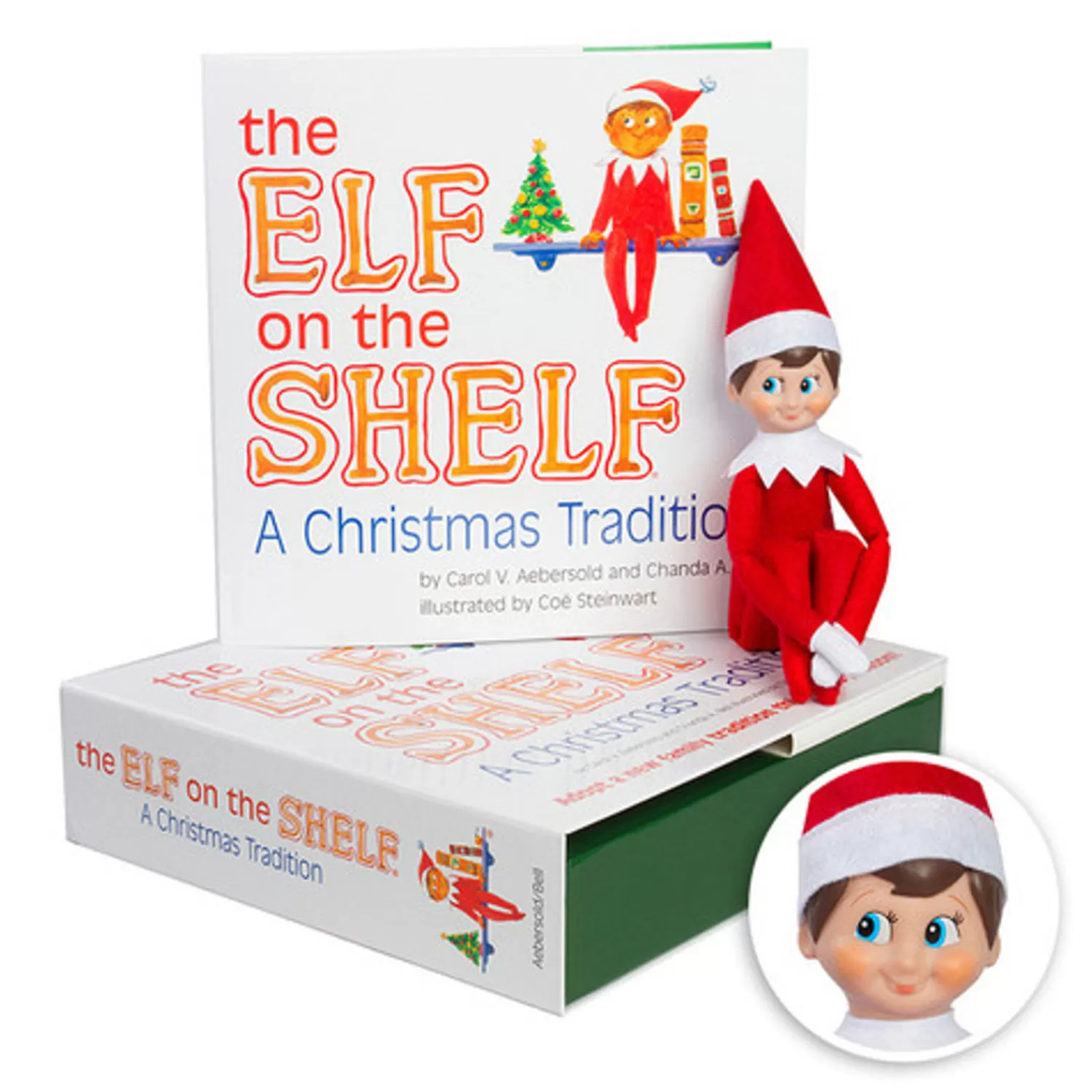 The Jolly Christmas Shop Elf On The Shelf Tree | The Elf On The Shelf: A Christmas Tradition Box Set Includes Boy Scout Elf W/ Light Skin Tone