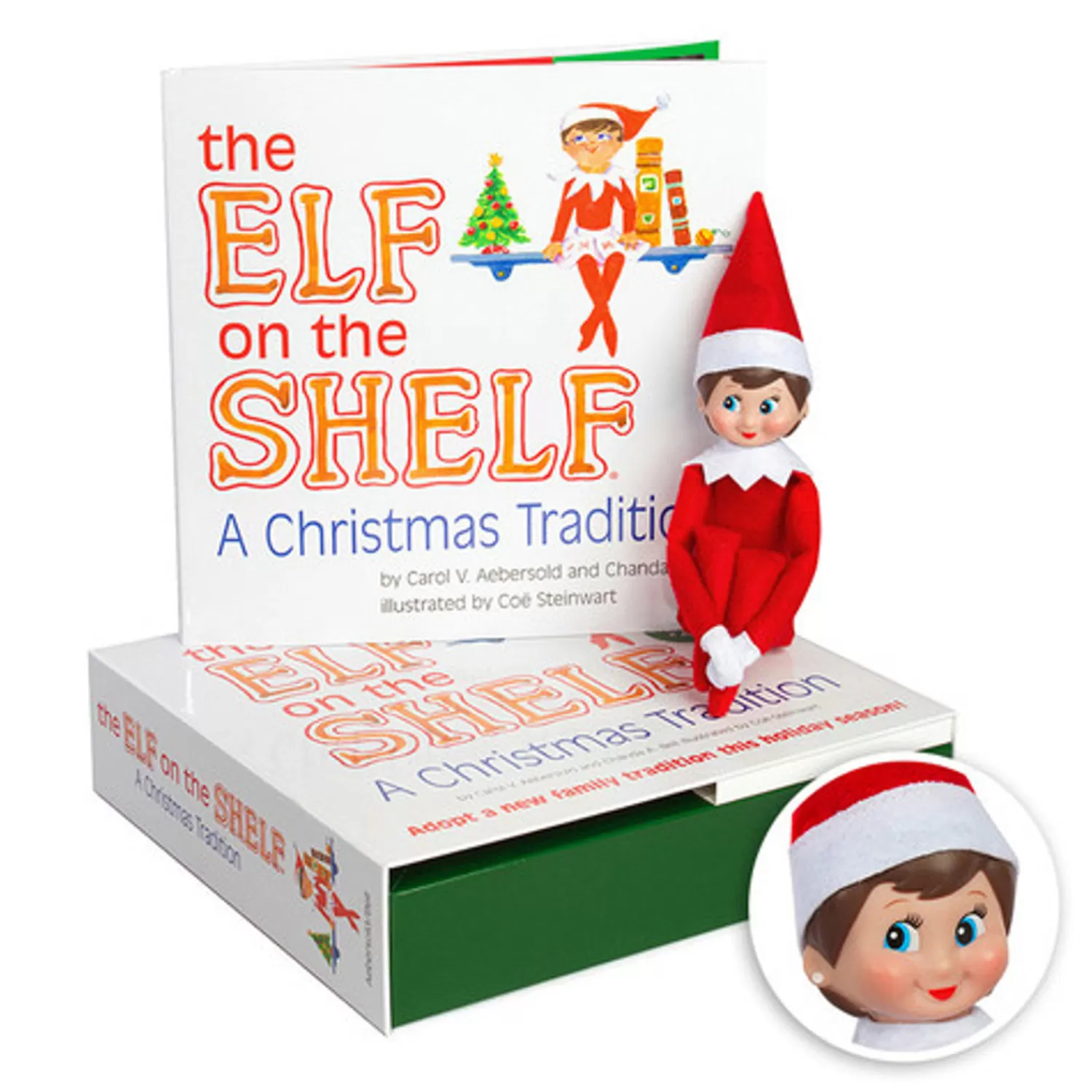 The Jolly Christmas Shop Elf On The Shelf Tree | The Elf On The Shelf A Christmas Tradition Box Set Includes Girl Scout Elf W/ Light Skin Tone